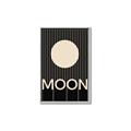 Picture of Moon Typography Poster _GroupedProduct_Rectangle_Portrait_Canvas_Framed_