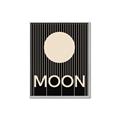 Picture of Moon Typography Poster _GroupedProduct_Rectangle_Portrait_Canvas_Framed_