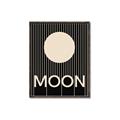 Picture of Moon Typography Poster _GroupedProduct_Rectangle_Portrait_Canvas_Framed_