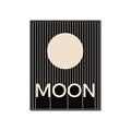 Picture of Moon Typography Poster _GroupedProduct_Rectangle_Portrait_Canvas_Framed_