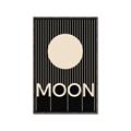 Picture of Moon Typography Poster _GroupedProduct_Rectangle_Portrait_Canvas_Framed_