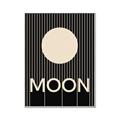 Picture of Moon Typography Poster _GroupedProduct_Rectangle_Portrait_Canvas_Framed_