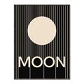 Picture of Moon Typography Poster _GroupedProduct_Rectangle_Portrait_Canvas_Framed_