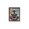 Picture of Retro Spaceman Poster _GroupedProduct_Rectangle_Portrait_Canvas_Framed_
