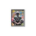Picture of Retro Spaceman Poster _GroupedProduct_Rectangle_Portrait_Canvas_Framed_
