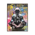 Picture of Retro Spaceman Poster _GroupedProduct_Rectangle_Portrait_Canvas_Framed_