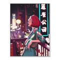 Picture of Girl in Japan _GroupedProduct_Rectangle_Portrait_Canvas_Framed_