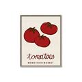 Picture of Food Art - Tomatoes Rome Food Market _GroupedProduct_Rectangle_Portrait_Canvas_Framed_