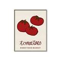 Picture of Food Art - Tomatoes Rome Food Market _GroupedProduct_Rectangle_Portrait_Canvas_Framed_