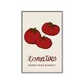 Picture of Food Art - Tomatoes Rome Food Market _GroupedProduct_Rectangle_Portrait_Canvas_Framed_