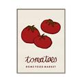 Picture of Food Art - Tomatoes Rome Food Market _GroupedProduct_Rectangle_Portrait_Canvas_Framed_