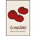 Picture of Food Art - Tomatoes Rome Food Market _GroupedProduct_Rectangle_Portrait_Canvas_Framed_