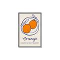 Picture of Food Art - Oranges Valencia Fruit Market _GroupedProduct_Rectangle_Portrait_Canvas_Framed_