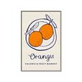 Picture of Food Art - Oranges Valencia Fruit Market _GroupedProduct_Rectangle_Portrait_Canvas_Framed_