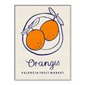 Picture of Food Art - Oranges Valencia Fruit Market _GroupedProduct_Rectangle_Portrait_Canvas_Framed_