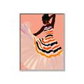Picture of Dancer & Flourish Poster _GroupedProduct_Rectangle_Portrait_Canvas_Framed_