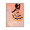 Picture of Dancer & Flourish Poster _GroupedProduct_Rectangle_Portrait_Canvas_Framed_