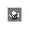 Picture of Wyatt The Cowboy Raccoon _GroupedProduct_Square_Canvas_Framed_
