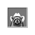 Picture of Wyatt The Cowboy Raccoon _GroupedProduct_Square_Canvas_Framed_