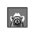 Picture of Wyatt The Cowboy Raccoon _GroupedProduct_Square_Canvas_Framed_