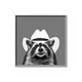 Picture of Wyatt The Cowboy Raccoon _GroupedProduct_Square_Canvas_Framed_