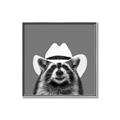 Picture of Wyatt The Cowboy Raccoon _GroupedProduct_Square_Canvas_Framed_