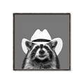 Picture of Wyatt The Cowboy Raccoon _GroupedProduct_Square_Canvas_Framed_