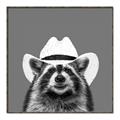 Picture of Wyatt The Cowboy Raccoon _GroupedProduct_Square_Canvas_Framed_