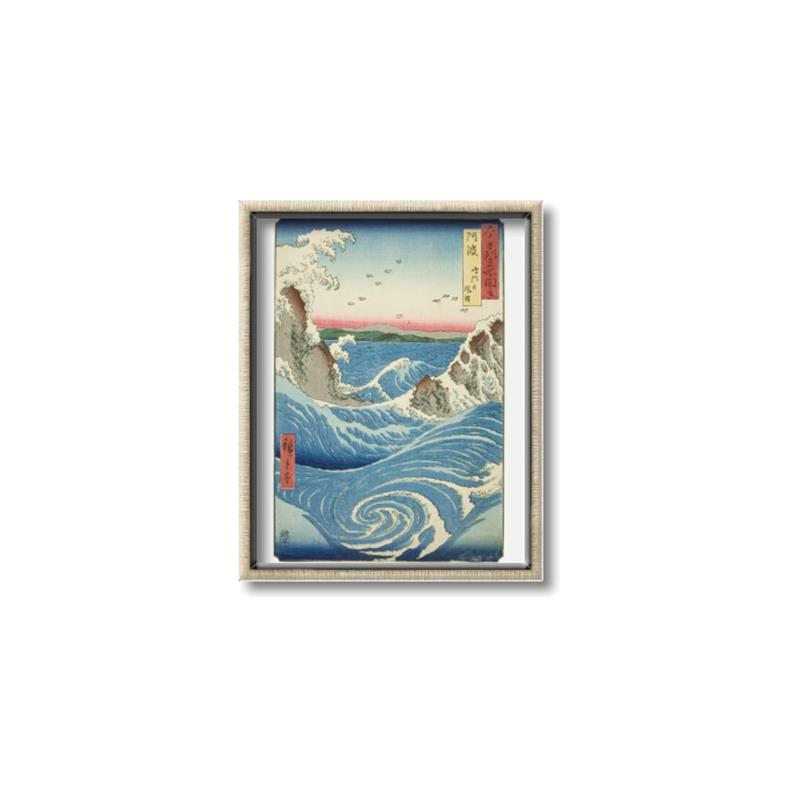 Picture of Awa Province Naruto Whirlpools _GroupedProduct_Rectangle_Portrait_Canvas_Framed_