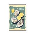 Picture of Oysters Poster _GroupedProduct_Rectangle_Portrait_Canvas_Framed_