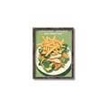 Picture of Caesar Salad Poster _GroupedProduct_Rectangle_Portrait_Canvas_Framed_