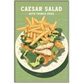 Picture of Caesar Salad Poster _GroupedProduct_Rectangle_Portrait_Canvas_Framed_