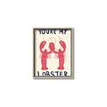 Picture of You are My Lobster Poster _GroupedProduct_Rectangle_Portrait_Canvas_Framed_