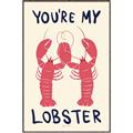 Picture of You are My Lobster Poster _GroupedProduct_Rectangle_Portrait_Canvas_Framed_