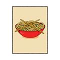 Picture of China Noodles _GroupedProduct_Rectangle_Portrait_Canvas_Framed_
