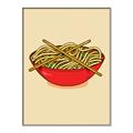 Picture of China Noodles _GroupedProduct_Rectangle_Portrait_Canvas_Framed_