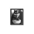 Picture of Plus Size Kitty on the Loo _GroupedProduct_Rectangle_Portrait_Canvas_Framed_