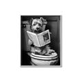 Picture of Potty Pooch _GroupedProduct_Rectangle_Portrait_Canvas_Framed_