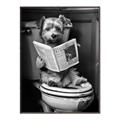 Picture of Potty Pooch _GroupedProduct_Rectangle_Portrait_Canvas_Framed_