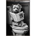 Picture of Potty Pooch _GroupedProduct_Rectangle_Portrait_Canvas_Framed_
