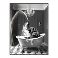 Picture of Splish Splash Safari _GroupedProduct_Rectangle_Portrait_Canvas_Framed_