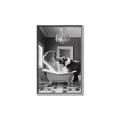 Picture of Joyful Elephant Bath Time _GroupedProduct_Rectangle_Portrait_Canvas_Framed_