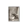 Picture of Luxuary Elephant _GroupedProduct_Rectangle_Portrait_Canvas_Framed_