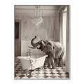 Picture of Luxuary Elephant _GroupedProduct_Rectangle_Portrait_Canvas_Framed_