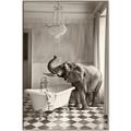 Picture of Luxuary Elephant _GroupedProduct_Rectangle_Portrait_Canvas_Framed_