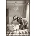 Picture of Luxuary Elephant _GroupedProduct_Rectangle_Portrait_Canvas_Framed_