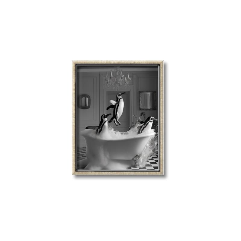 Picture of Penguin Party _GroupedProduct_Rectangle_Portrait_Canvas_Framed_