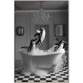 Picture of Penguin Party _GroupedProduct_Rectangle_Portrait_Canvas_Framed_