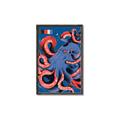 Picture of Tentacle Whirl Poster _GroupedProduct_Rectangle_Portrait_Canvas_Framed_
