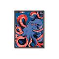 Picture of Tentacle Whirl Poster _GroupedProduct_Rectangle_Portrait_Canvas_Framed_